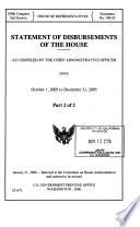 Statement of Disbursements of the House