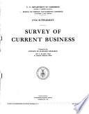 Statistical Supplement to the Survey of Current Business