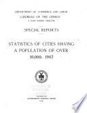 Statistics of Cities Having a Population of Over 25,000