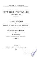 Statistique Pénitentiaire