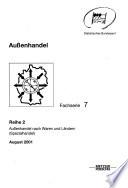 Statistisches Jahrbuch 2001