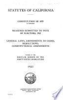 Statutes of California