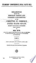 Steamship Conference/dual Rate Bill