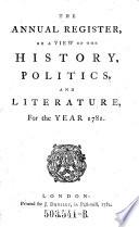 “The” Annual Register
