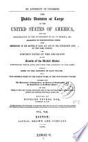 “The” Public Statutes at Large of the United States of America ... Ed. by Richard Peters