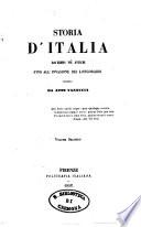 Storia d'Italia dai tempi più antichi fino all'invasione dei longobardi