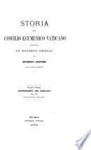 Storia del Concilio ecumenico vaticano scritta sui documenti originali