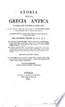 Storia della Grecia antica e delle sue colonie e conquiste ... per Giovanni Gillies ... Traduzione dal testo inglese. [Tomo 1.-8.]
