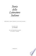 Storia Della Letteratura Italiana