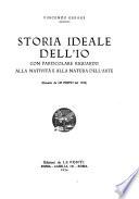 Storia ideale dell'io con particolare riguardo alla natività e alla natura dell'arte