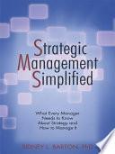 Strategic Management Simplified
