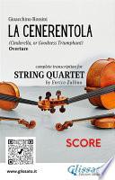 String Quartet score La Cenerentola overture by Rossini