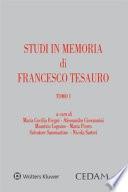 Studi in memoria di Francesco Tesauro