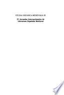 Studia hispanica medievalia III