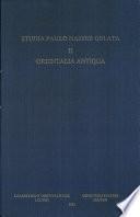 Studia Paulo Naster Oblata: Numismatica antiqua