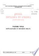 Studia Romanica Et Anglica Zagrabiensia