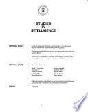 Studies in Intelligence
