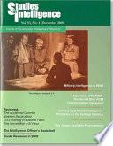 Studies in Intelligence, Journal of the American Intelligence Professional, V. 53, No. 4 (December 2009)