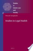 Studies in Legal Hadith