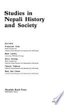 Studies in Nepali History and Society
