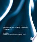 Studies in the History of Public Economics