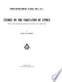 Studies on the Vegetation of Cyprus