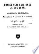 Suárez y las ediciones de sus obras