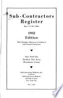 Sub-contractors Register