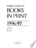Subject Guide to Children's Books in Print 1997