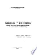 Sucesiones y donaciones