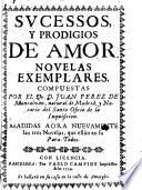 Sucessos, y prodigios de amor