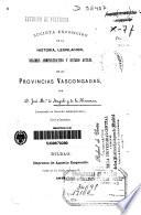 Sucinta exposición de la historia, legislación y estado actual de las provincias vascongadas