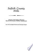 Suffolk County Wills