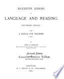 Suggestive Lessons in Language and Reading for Primary Schools