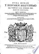 Suma moral y resumen brevissimo de todas las obras del doctor Machado