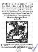 Sumaria relacion de la grande y senyalada vitoria que el emperador don Ferdinando de Austria, ha alcanzado del principe elector Conde Palatino del Rin, que se intitulaua Rey de Bohemia, y de otros hereges rebeldes al Sacro Imperio con la retirada del falso Rey de Vngria, emulos de la Catholica y Serenissima Casa de Austria &c