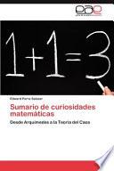 Sumario de Curiosidades Matemáticas