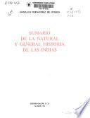 Sumario de la natural y general historia de las Indias