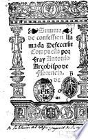 Summa de confession llamada Defeceru[n]t