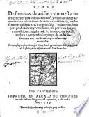Summa de summas de auisos y amonestaciones generales para todos los estados y recopilacion de aduertencias y resoluciones de casos de consciencia con los sermones del Miserere y de penite[n]cia ...