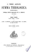 Summa Theologica,1