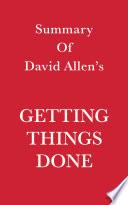 Summary of David Allen's Getting Things Done