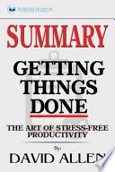 Summary of Getting Things Done