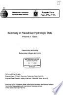 Summary of Palestinian Hydrologic Data: Gaza