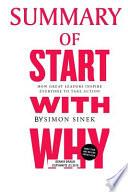 Summary of Start with Why by Simon Sinek