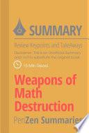 Summary of Weapons of Math Destruction – [Review Keypoints and Take-aways]