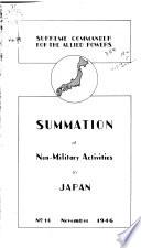 Summation ... United States Army Military Government Activities in Korea