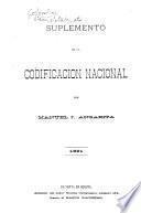Suplemento de la Codificacion national
