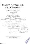 Surgery, Gynecology & Obstetrics