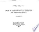 Survey of Compounds which Have Been Tested for Carcinogenic Activity